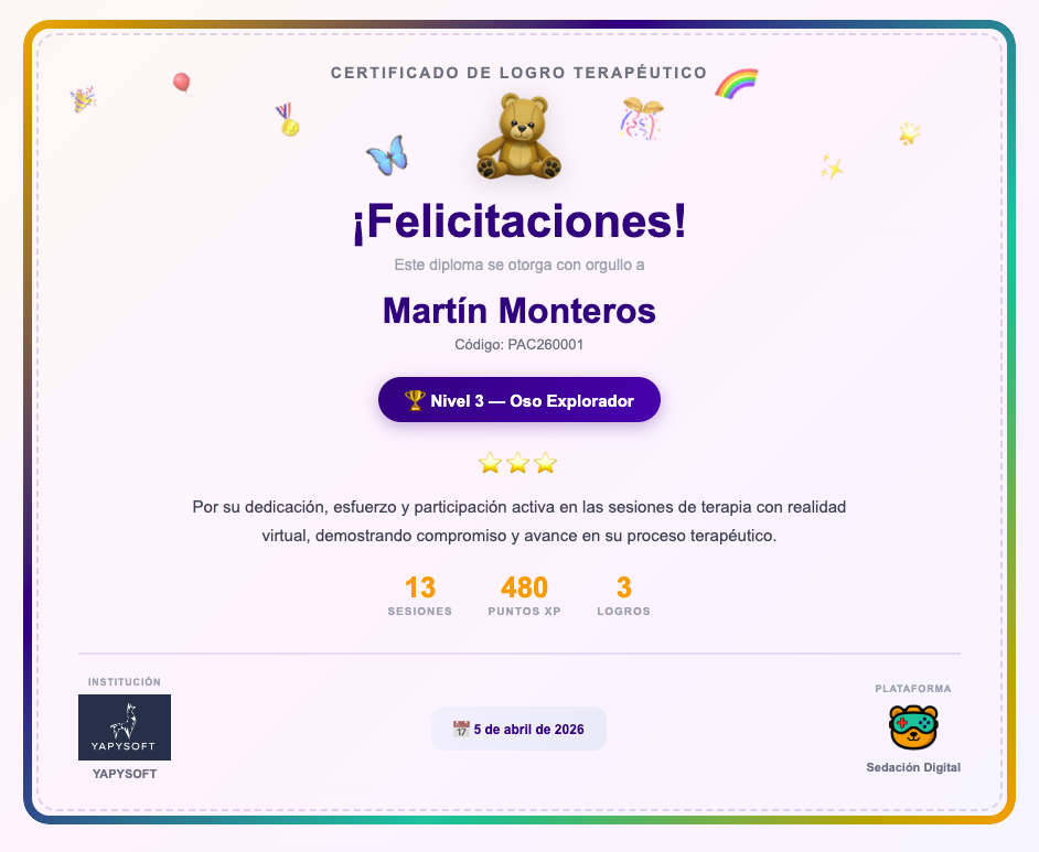 Certificados Pacientes